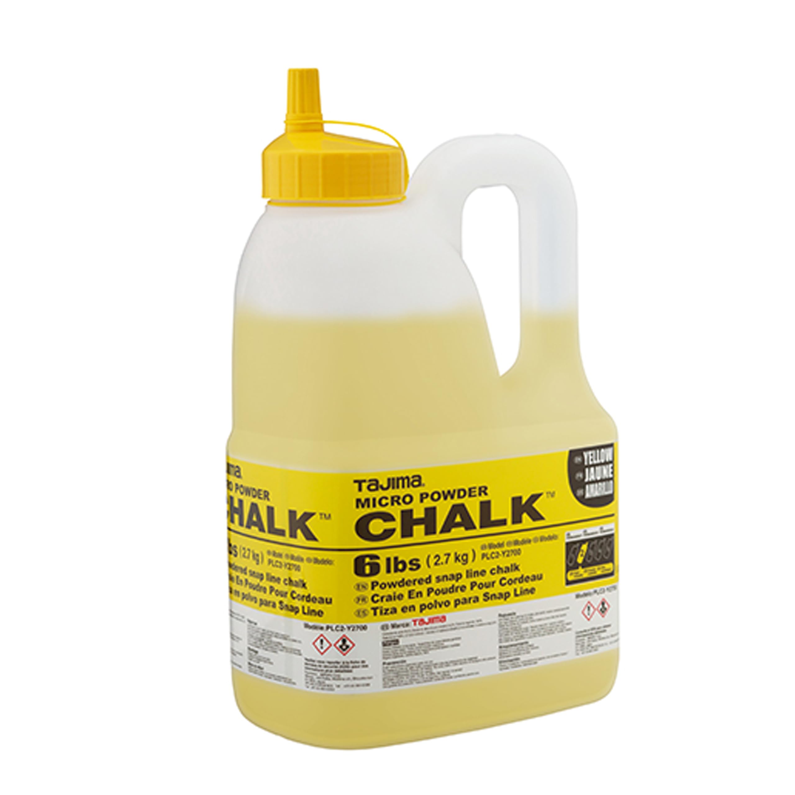 Tajima Micro Chalk, Yellow, 6lb/2.7kg, UltraFine