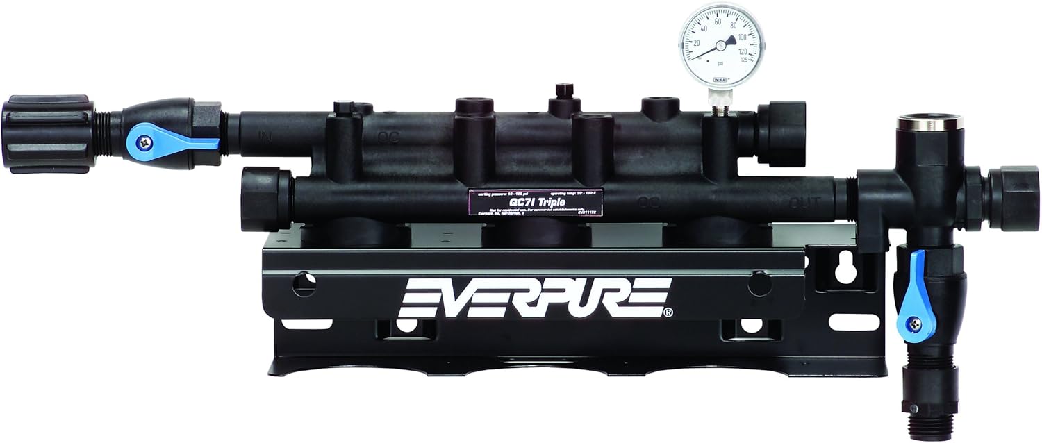 Everpure EV9272-23 QC7I Triple Parallel Filter Head Everpure ev9272 – 23 qc7i Triple平行フィルタヘッド