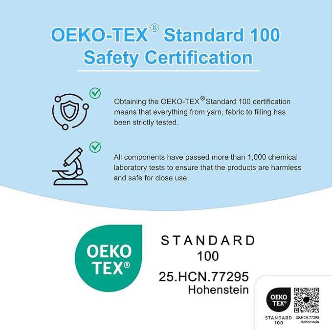 Set 2 Almohadas Extra Suave Queen Tamaño Funda Algodón miniatura 8