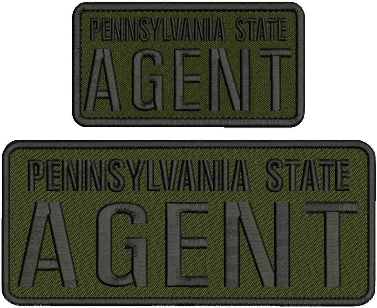 Special Patches for Velcro Patches for Employee US Marshal Police F Task F Embroidery Patch 4.75X11 and 2x5 inches Hook on Back Gold ON Black Mod-GHJK9856-23