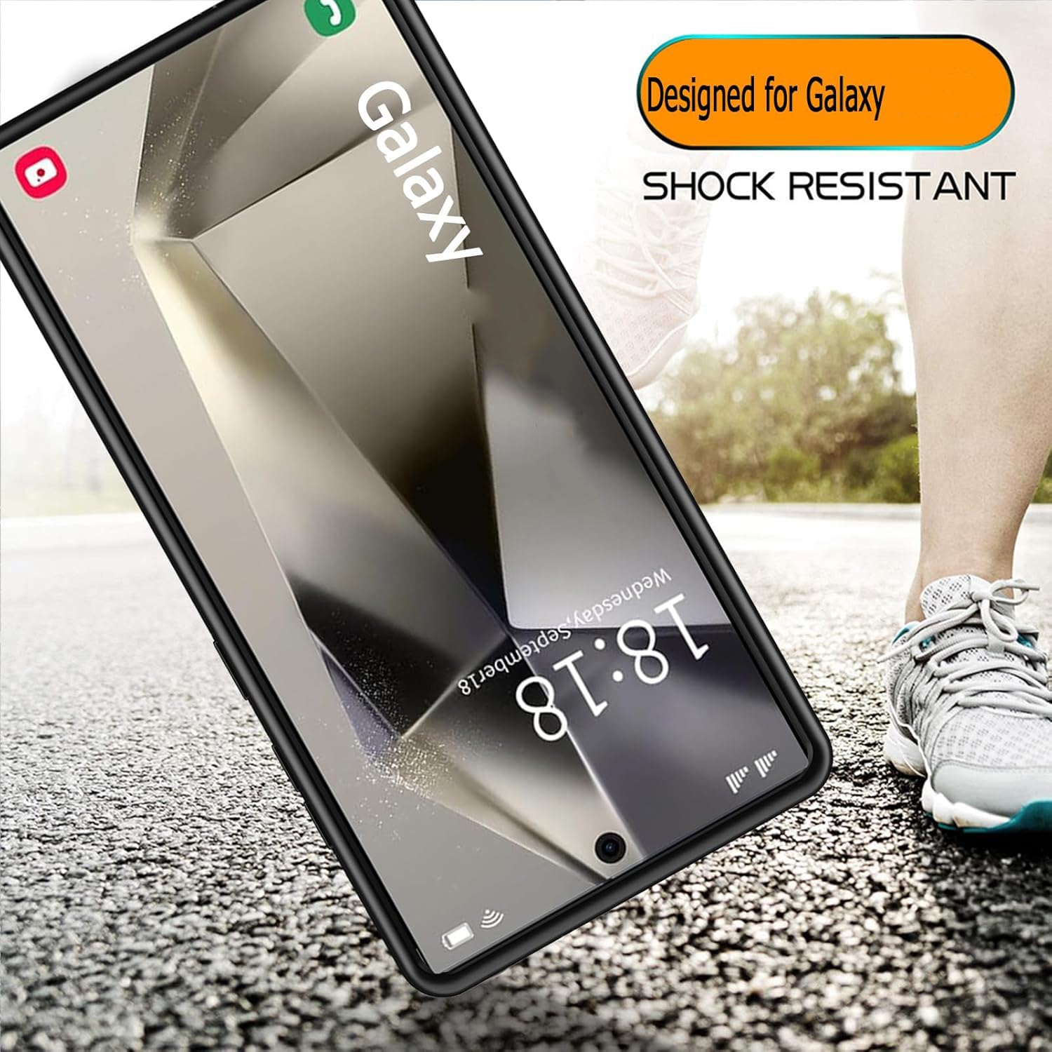 Schutzhülle mit Akku für Samsung Galaxy S23 FE, 10.000 mAh, tragbares Ladegerät, externer Akku, wiederaufladbar, magnetisch, kabelloses Laden, erweiterter Schutz, externes Laden