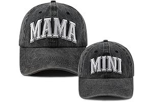 Mommy and Me Sun Hats: Matching Baseball Caps for Mother-Daughter Bonding