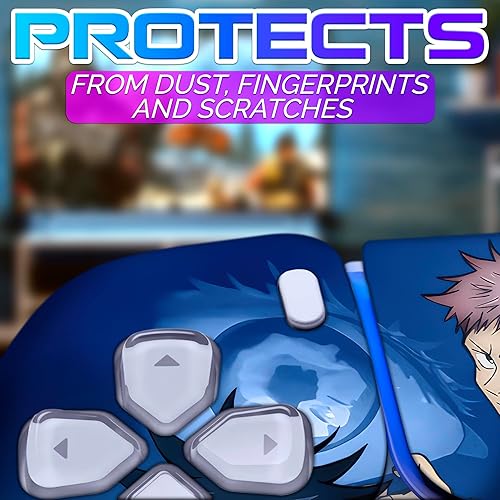 Miniatura 9 de Adhesivo de vinilo para controlador PS5 Piel de controlador de Playstation 5 rojo Ps5 Envoltura para controlador PS5 Skins Slim Skins para consola