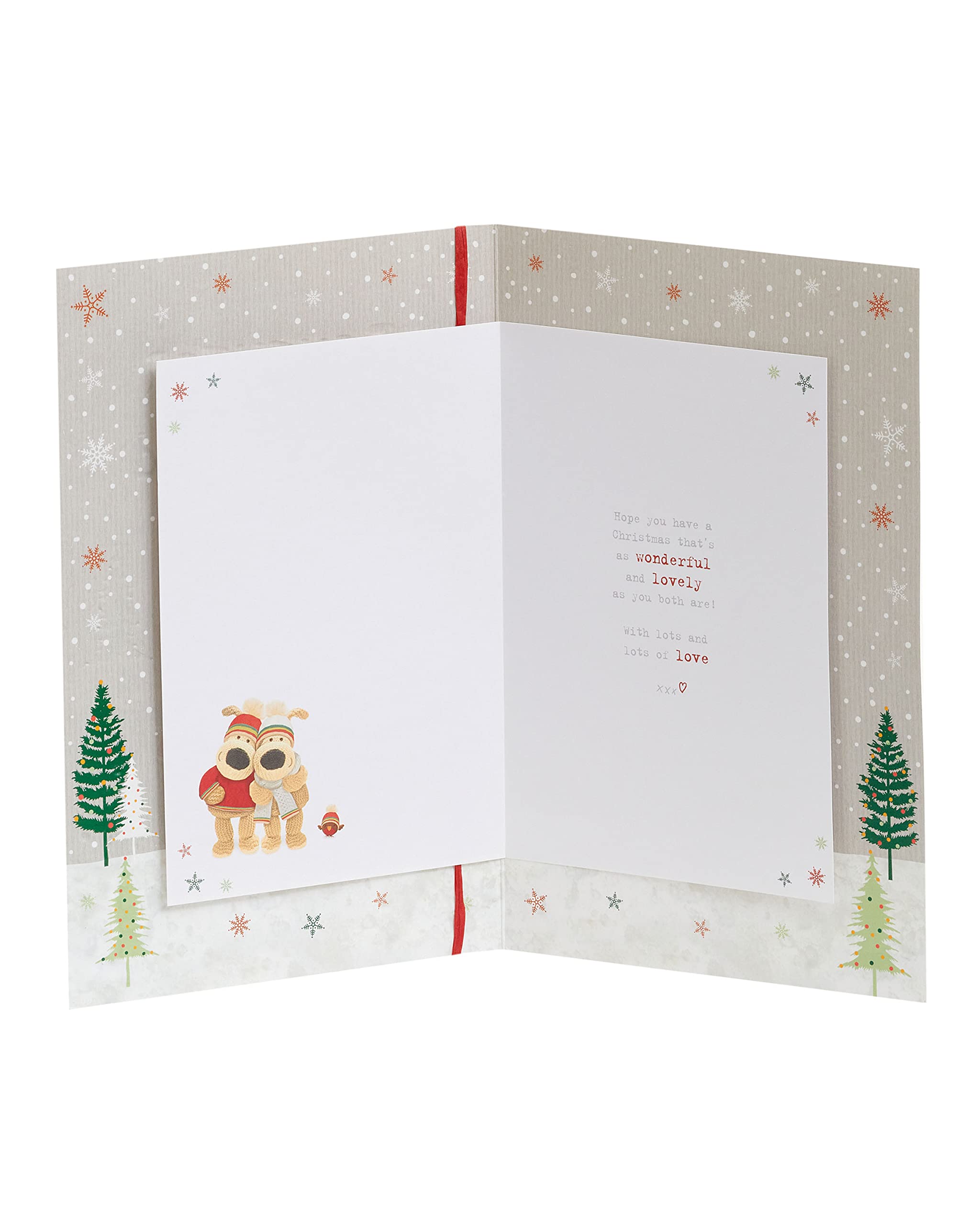 Boofle Christmas Card for Daughter & Boyfriend - Cute Design, Multi, 165mm x 254mm - Image 2