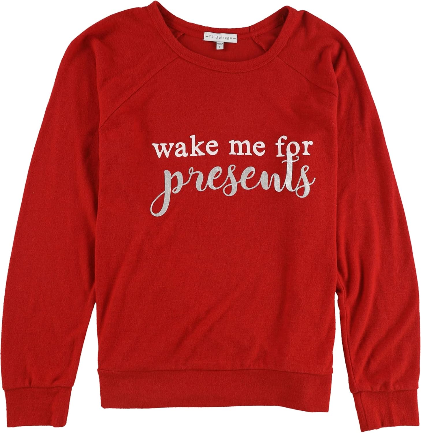 P.J. Salvage Womens Wake Me for Presents Pajama Sweater