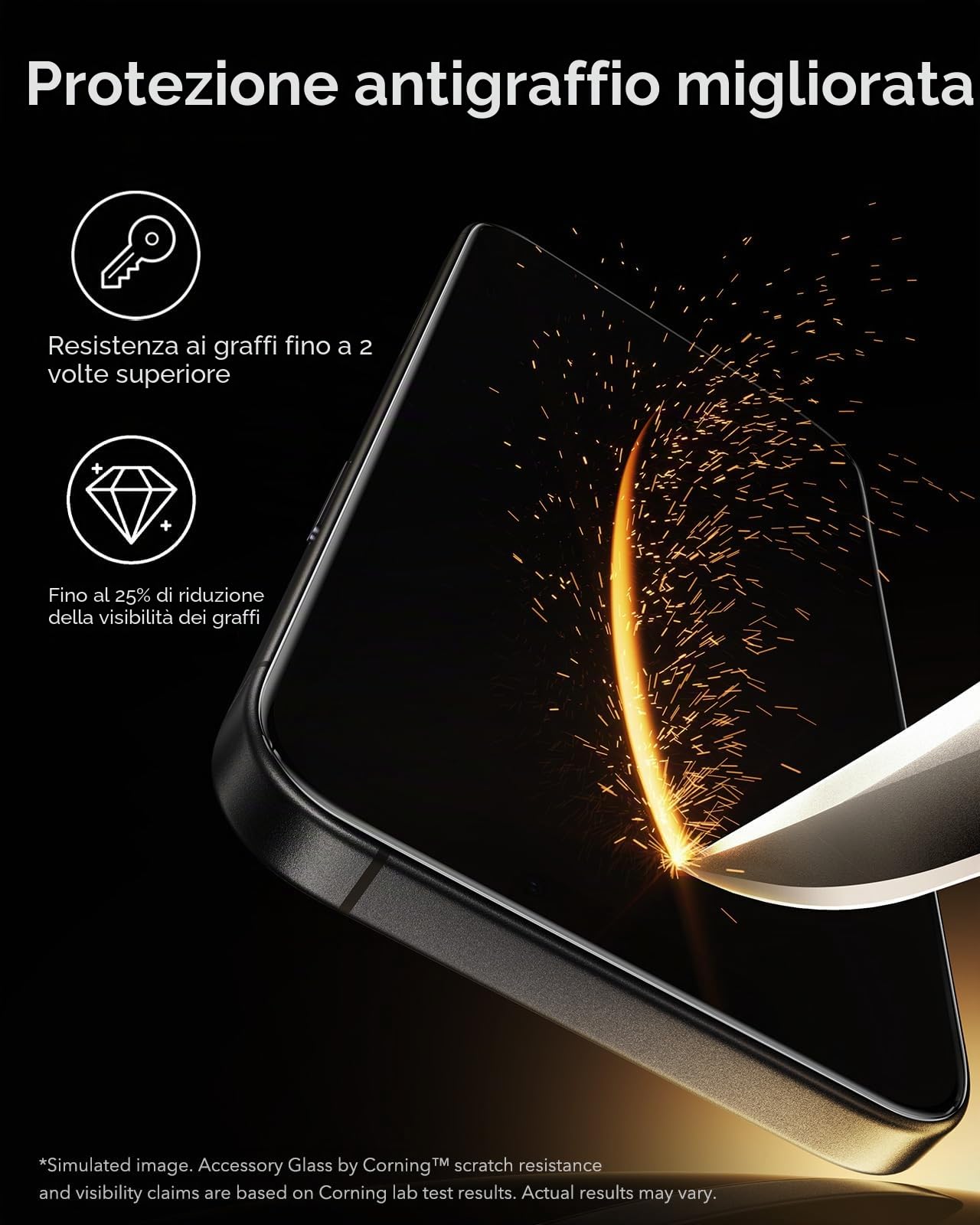 ESR 3 Pezzi Pellicola Vetro per iPhone 16/iPhone 15, Armorite Pro