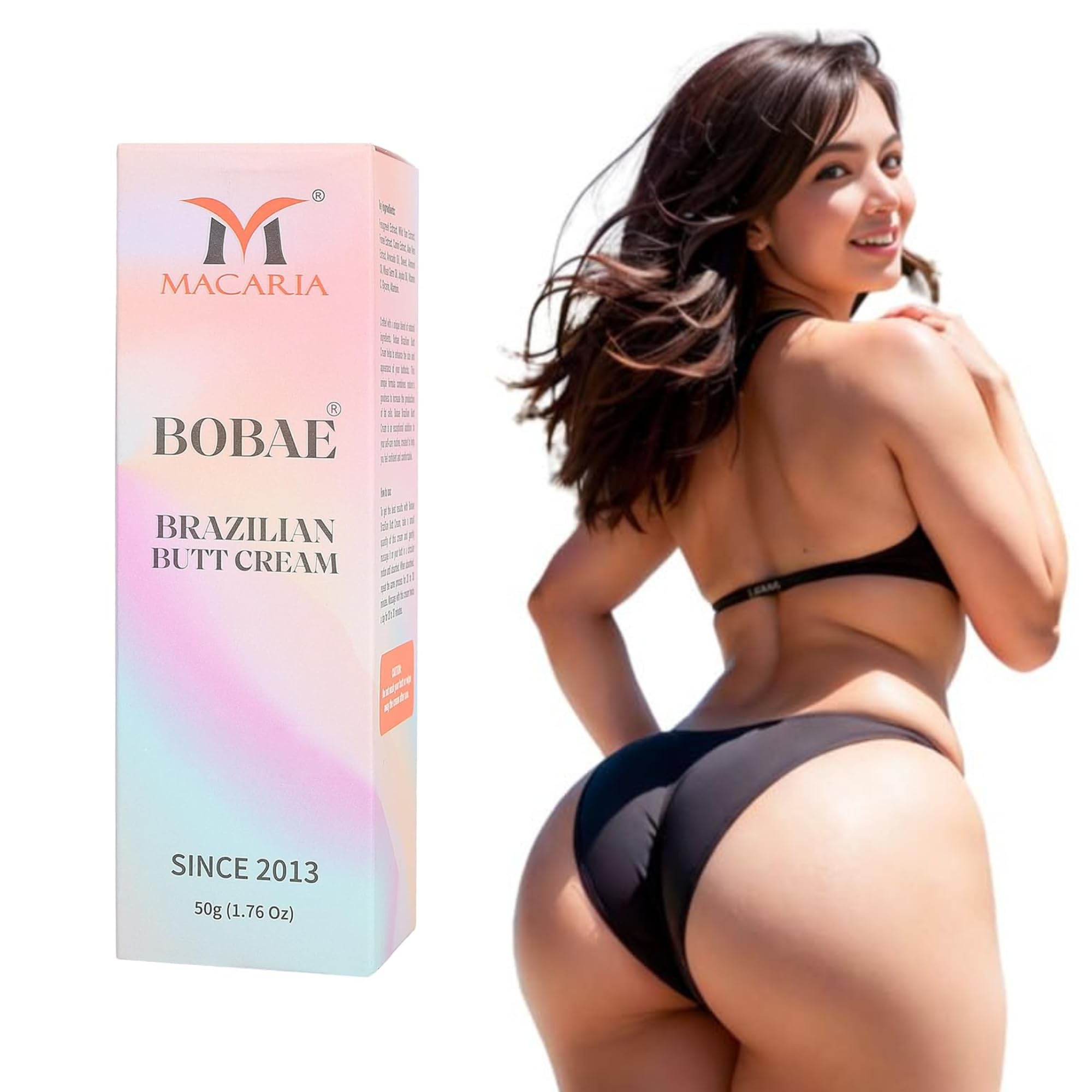 Bobae Brazilian Butt Bum Buttocks Hips Booty Cream - for Dark & Patchy Bum | Acne Clearing & Scar Removal for Bum And Back, Butt Acne Cream - 50 GM-picture-20