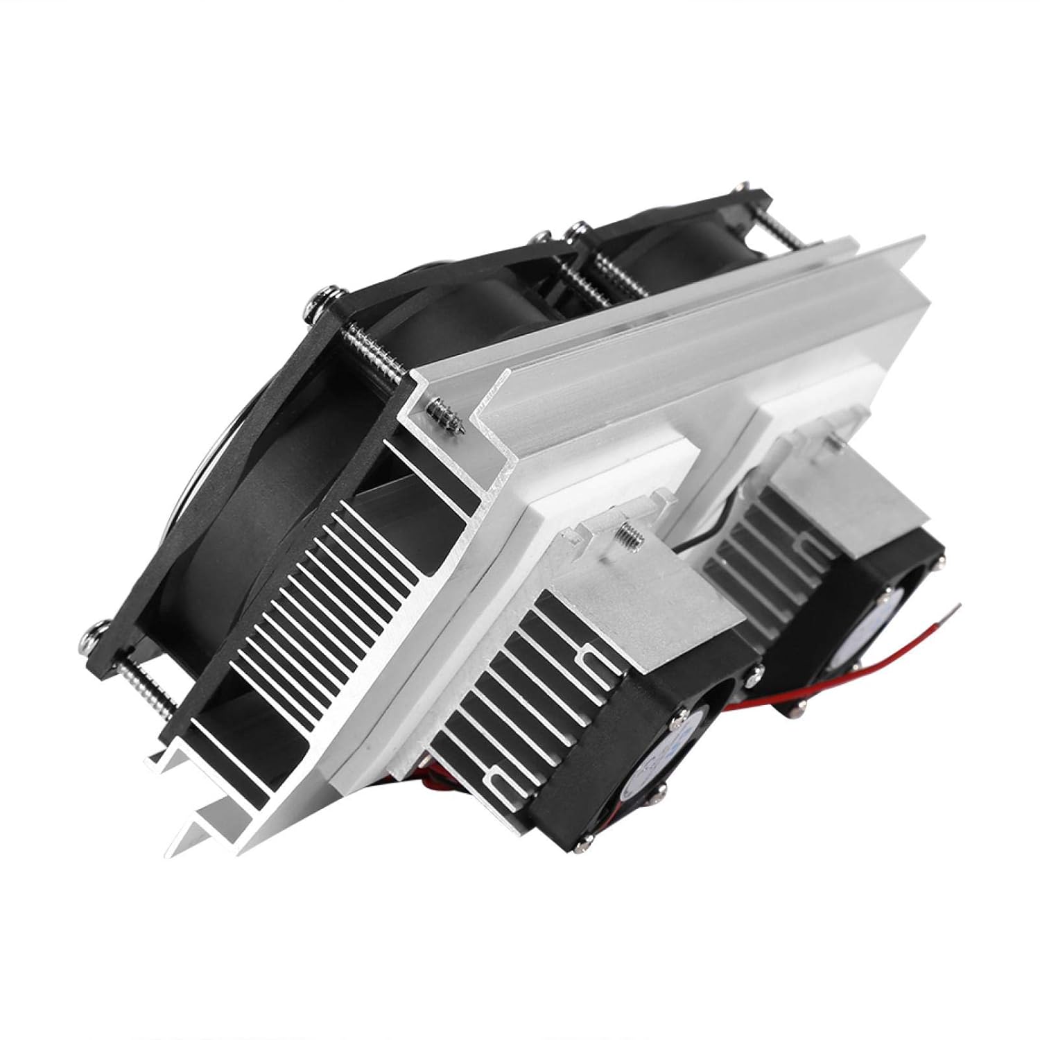 Portable Cooling Module 12V 10A 120W, Semiconductor Refrigeration Kit core, Thermoelectric Peltier Cooling System TEC1 12706 Cooling Chip, for Plate Cooling, Test Bench, Small