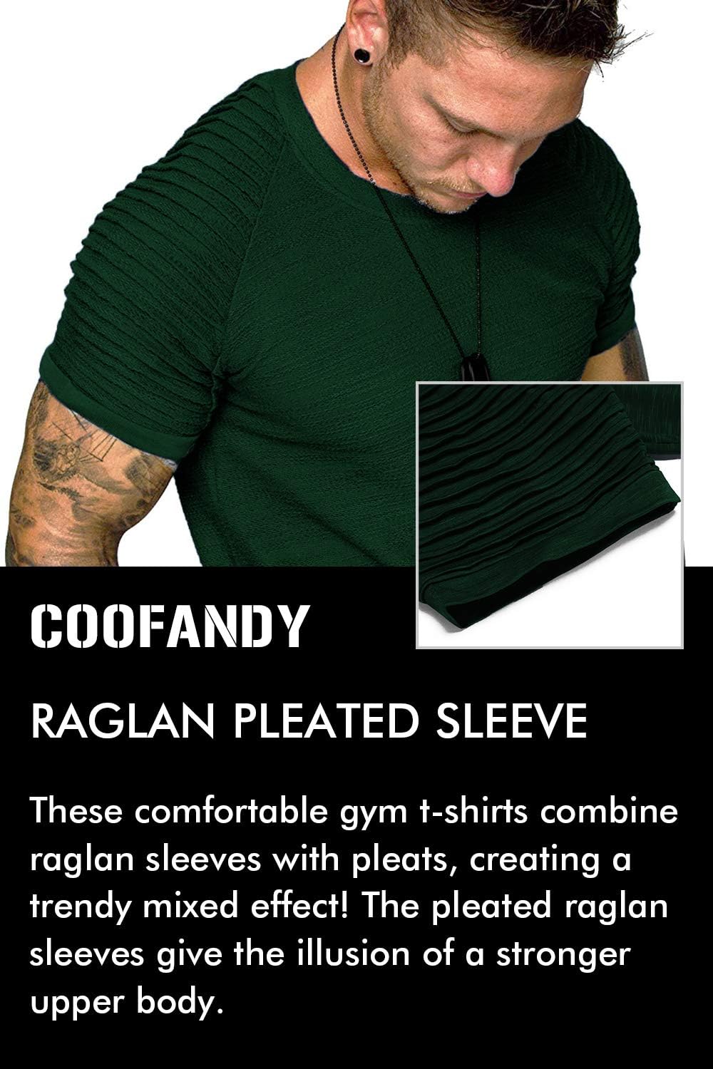 COOFANDY Men's Muscle T-Shir