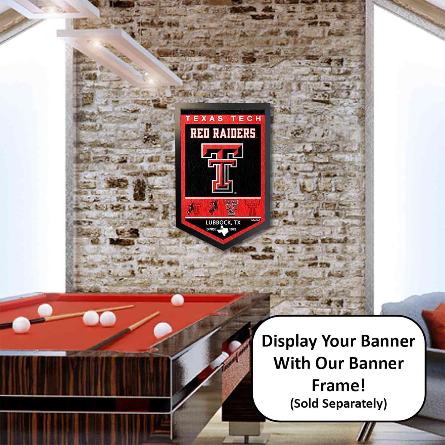Texas Tech Red Raiders Heritage History Banner Pennant - Image 5