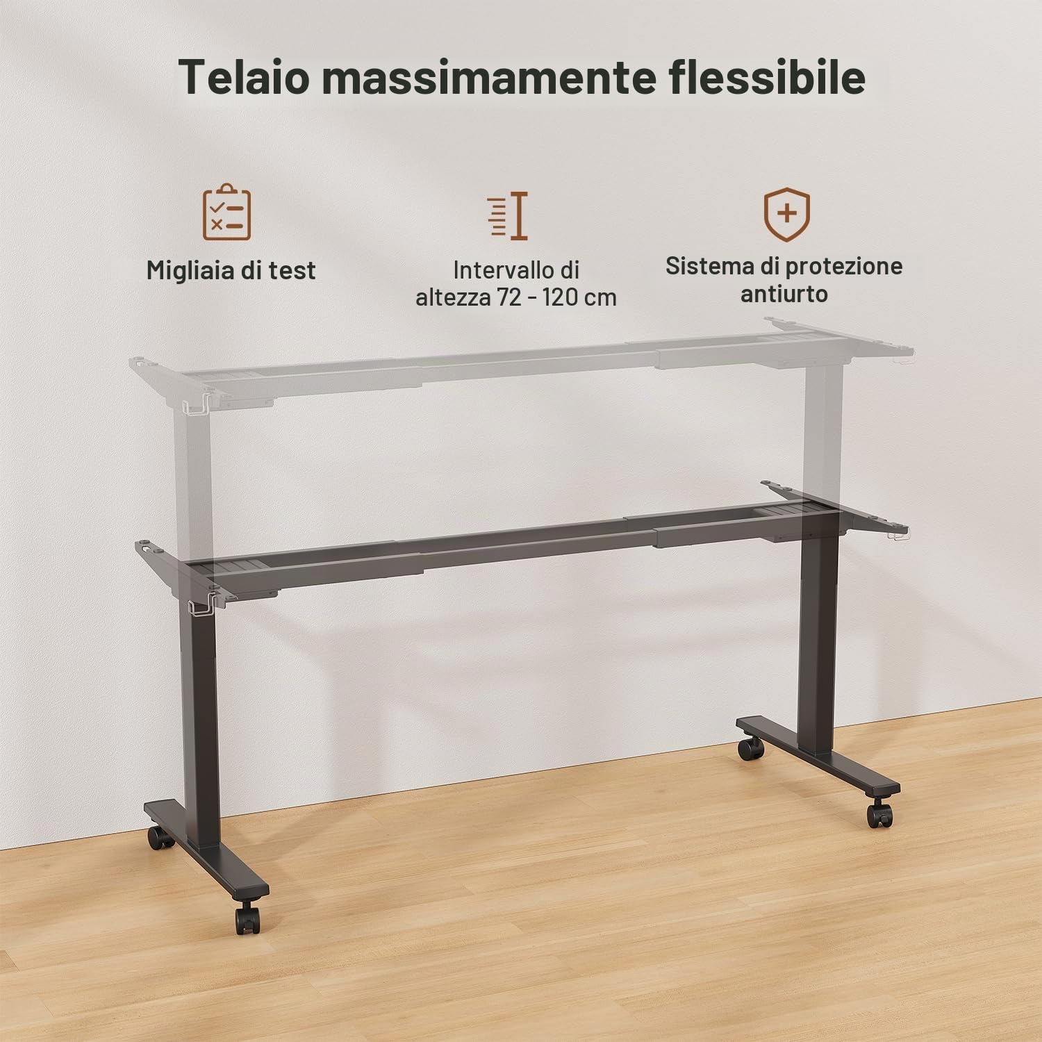 JUMMICO Standing Desk Scrivania elettrica regolabile in altezza