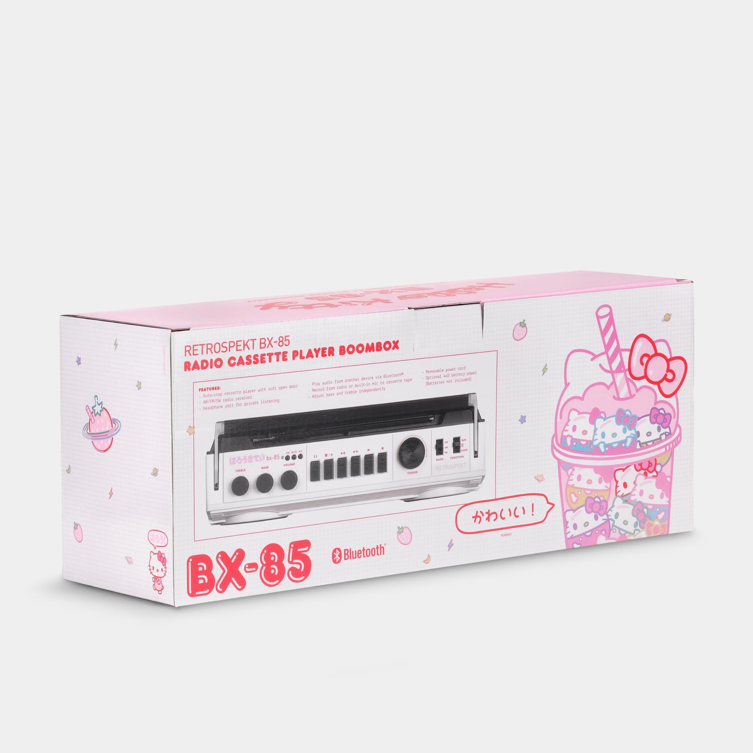 Kitty様 Hello Kitty Strawberry Kawaii BX-85 Cassette Player Boombox