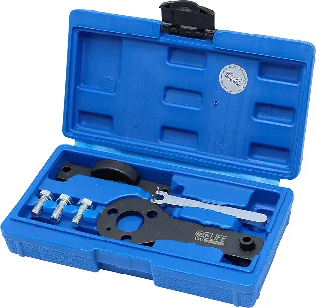 Kit Cambio Correa Distribución CCLIFE 6 Piezas para Fiat, Chrysler 1.1-1.4L