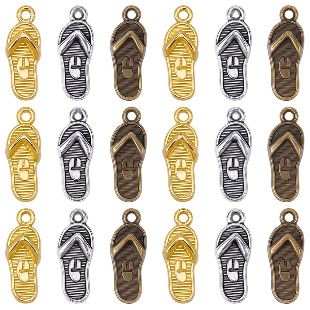 Pendentifs de bijoux SUNNYCLUE en métal patiné or argent bronze