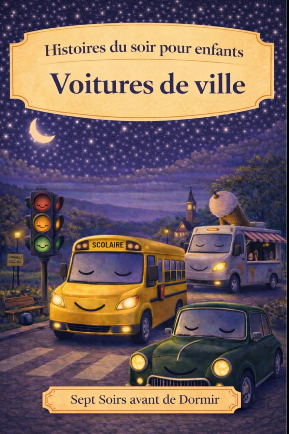 Voitures de ville: Histoires du soir pour enfants (Sept Soirs Avant de Dormir)