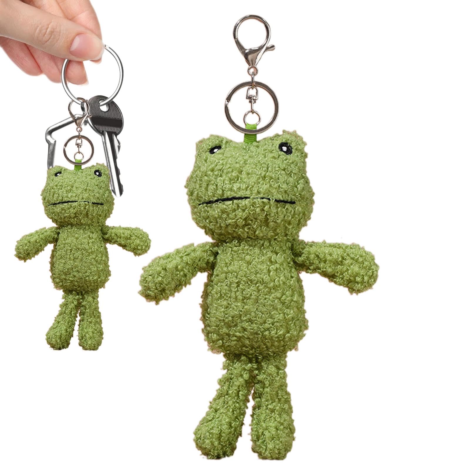 Amazon.co.jp: カエルのぬいぐるみキーホルダー、カエルの