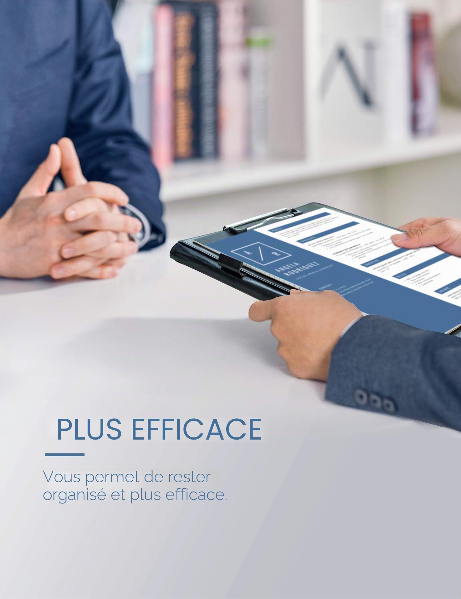 Porte Documents Porte Bloc A4, Mymazn Range Documents, Trieur Organiseur Portfolio Planchettes Porte-formulaires (noir)
