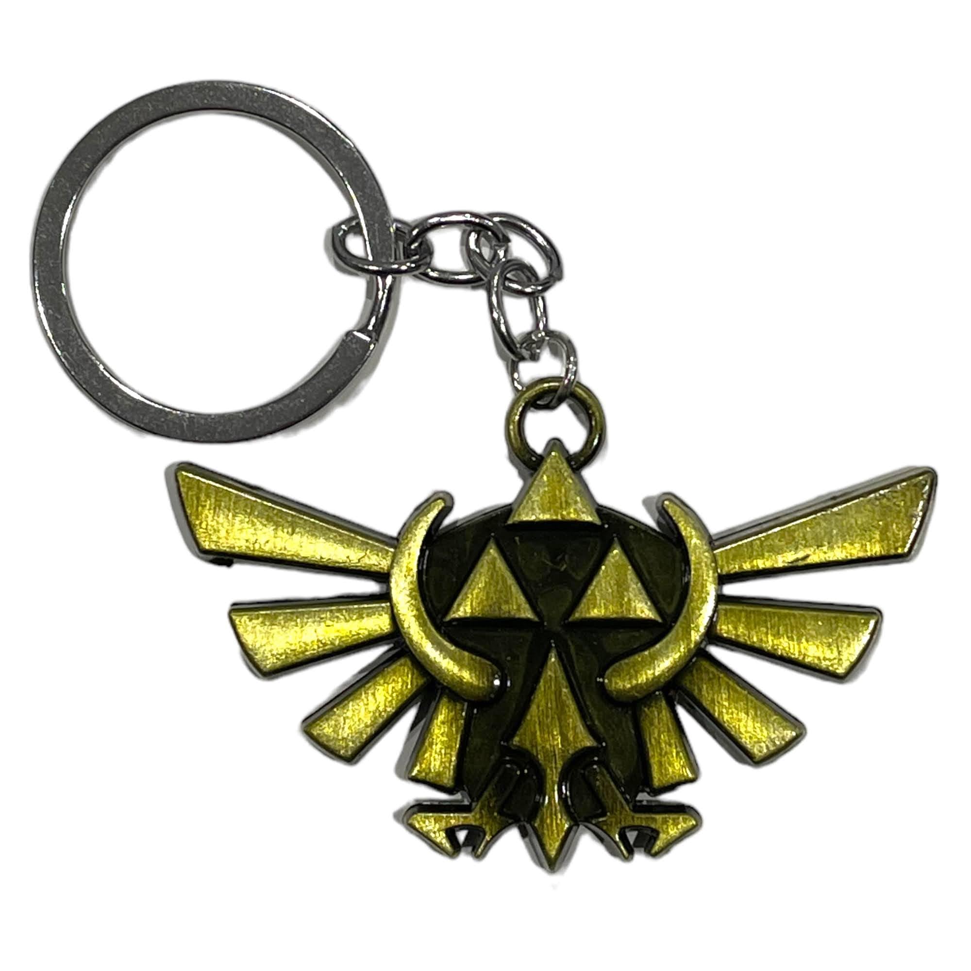 South Coast JewelleryLegend Of Zelda Metal Keyring, Keychain, Bag Pencil Case Charm Pendent, Zip Accessory