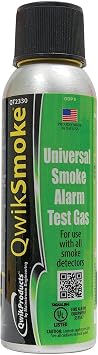 QwikSmoke Smoke Detector Tester Spray Fire Alarm Can of Smoke for Testing