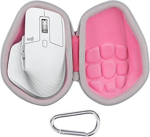 Miniatura 9 de co2CREA Carcasa rígida de repuesto para mouse inalámbrico Logitech MX Master 3 Master 3S Advanced (funda gris media)