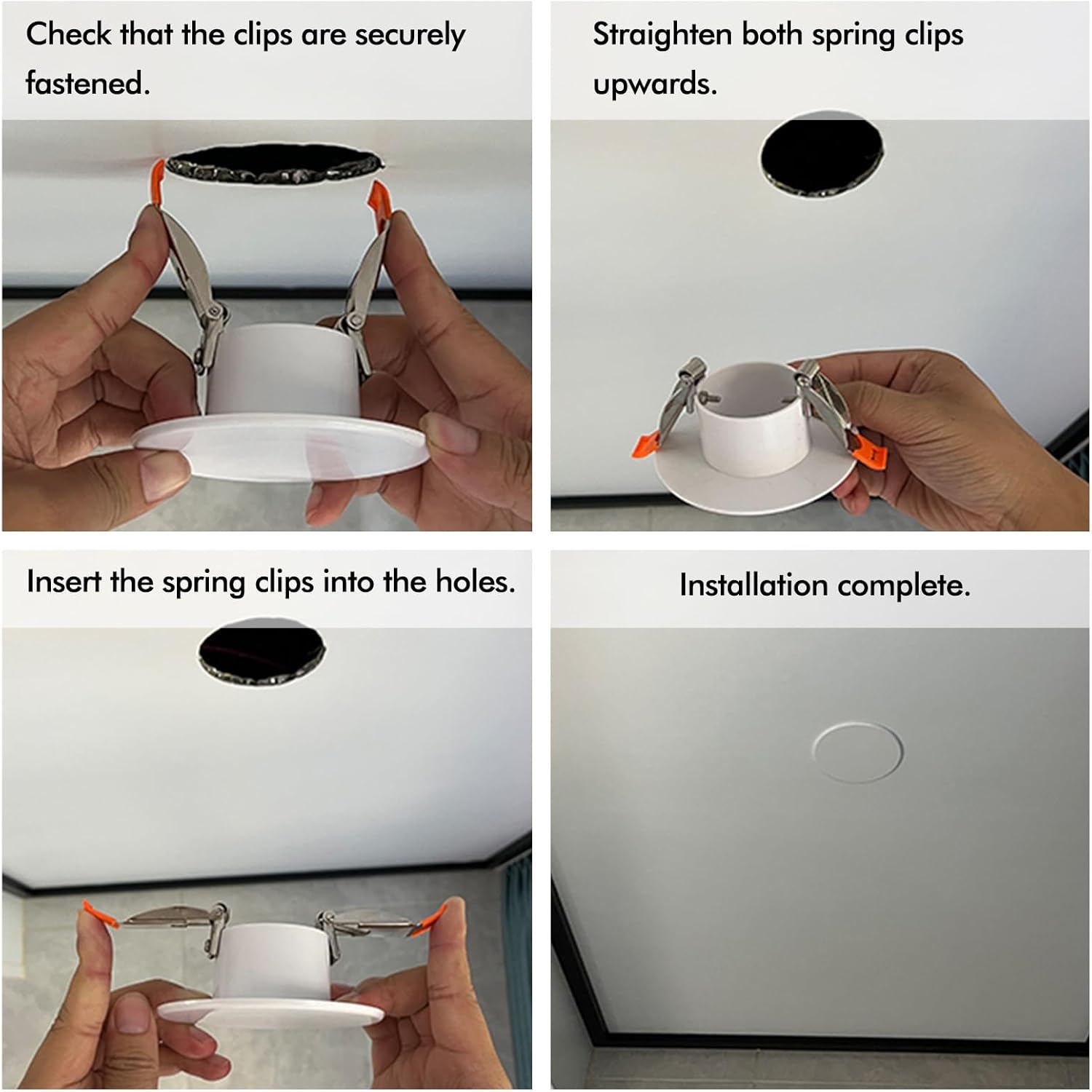 SRNSAEB Circular Access Panel for Drywall/Ceiling/Plasterboard, Universal Wall Hole Cover Small Service Shaft Door, Embedded & Removable Access Hatch Lids(8.5-11.0cm (3 3/10-4 3/10"))