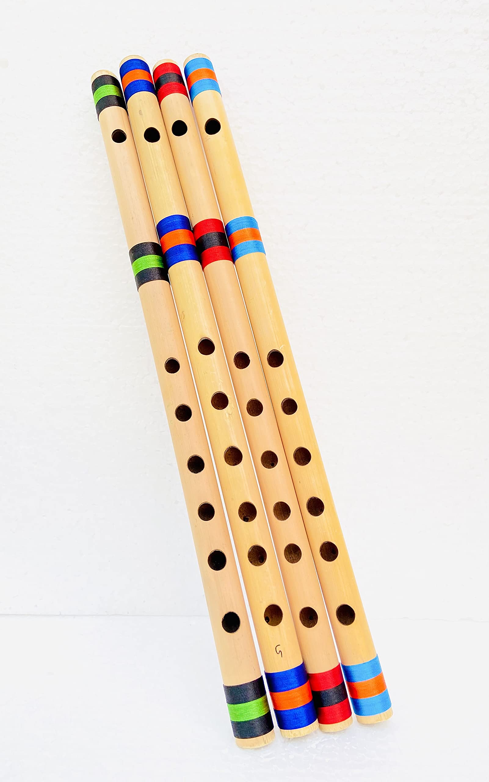 HS INTERNET Classical Handmade Musical Professional G+A+C+B Scale 4pcs set Natural Bamboo Flute Bansuri GHB01-image-14