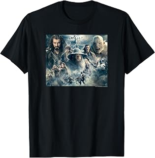The Battle of The Five Armies Group Shot Poster T-Shirt