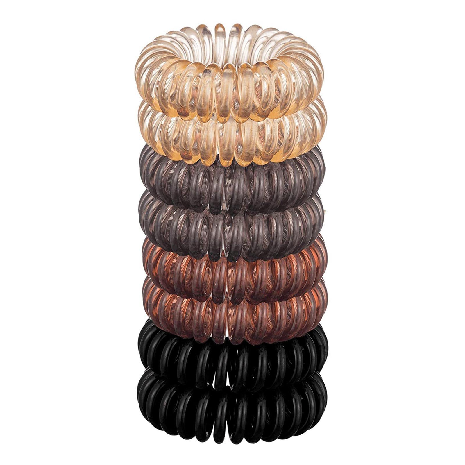 Spiral Hair Ties, Waterproof Hair Ties No Damage