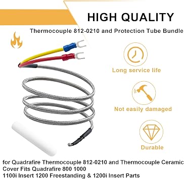 Thermocouple for Quadrafire pellet stove for Quadra-Fire 800 Pellet Stoves