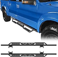 Vista 1 de u-Box Barras Nerf F150 Drop Side Step Estribo Off-Road Tubos Rocker Guard Rails compatibles con Ford F-150 2009 2010 2011 2012 2013 2014 SuperCrew