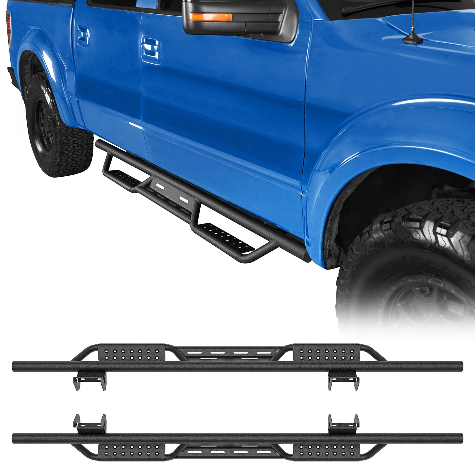 Amazon.com: u-Box F150 Drop Side Step Nerf Bars Running Board Off
