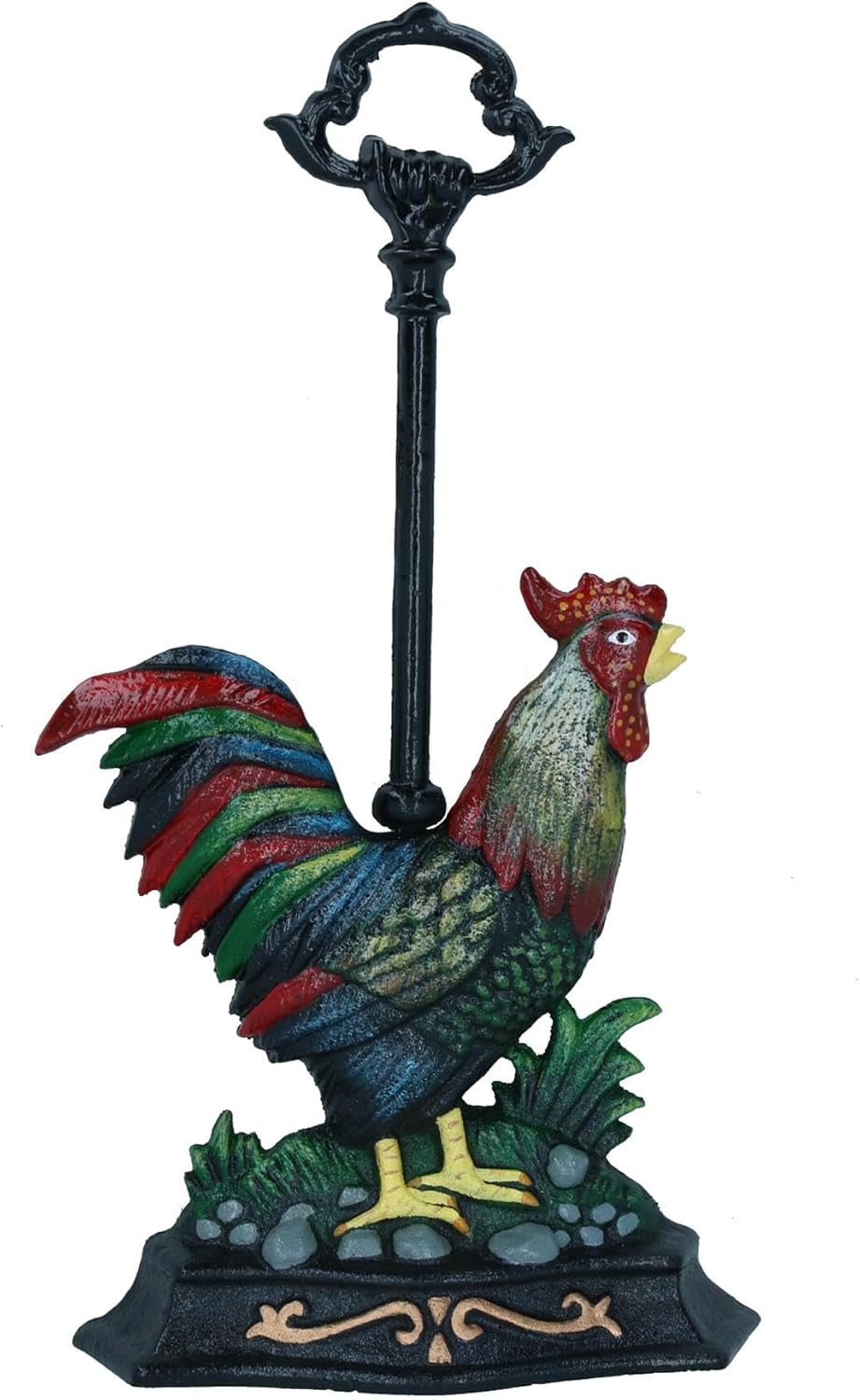 Rooster Cockerel/Chicken Hen Door Stop Cast Iron Doorstop Wedge Animal