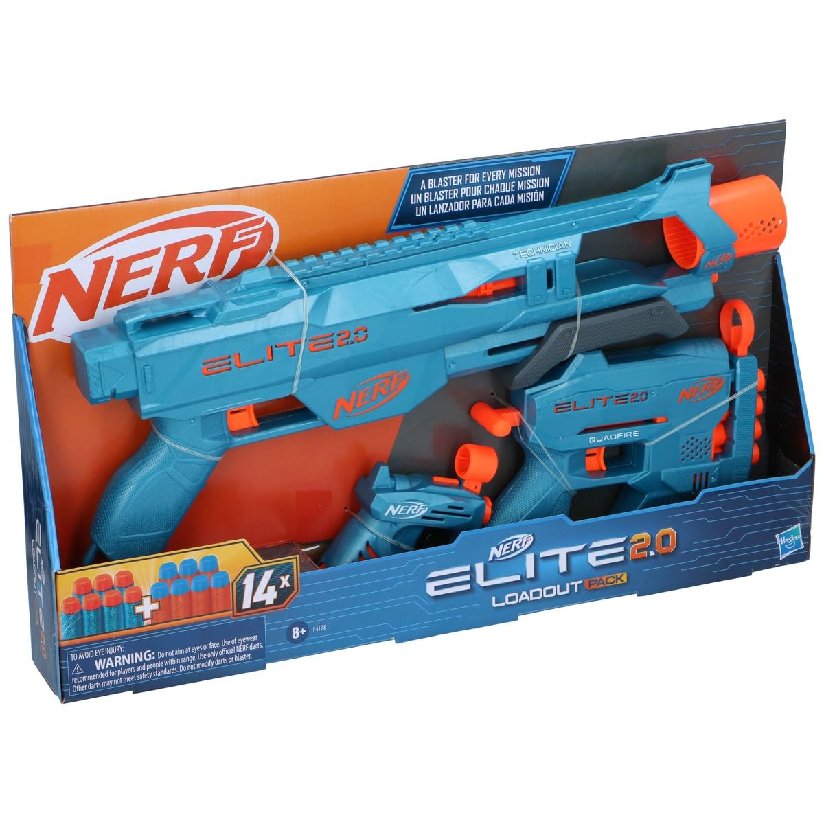 Amazon.co.jp: Nerf Elite 2.0 ロードアウト 3-ブラスターパック