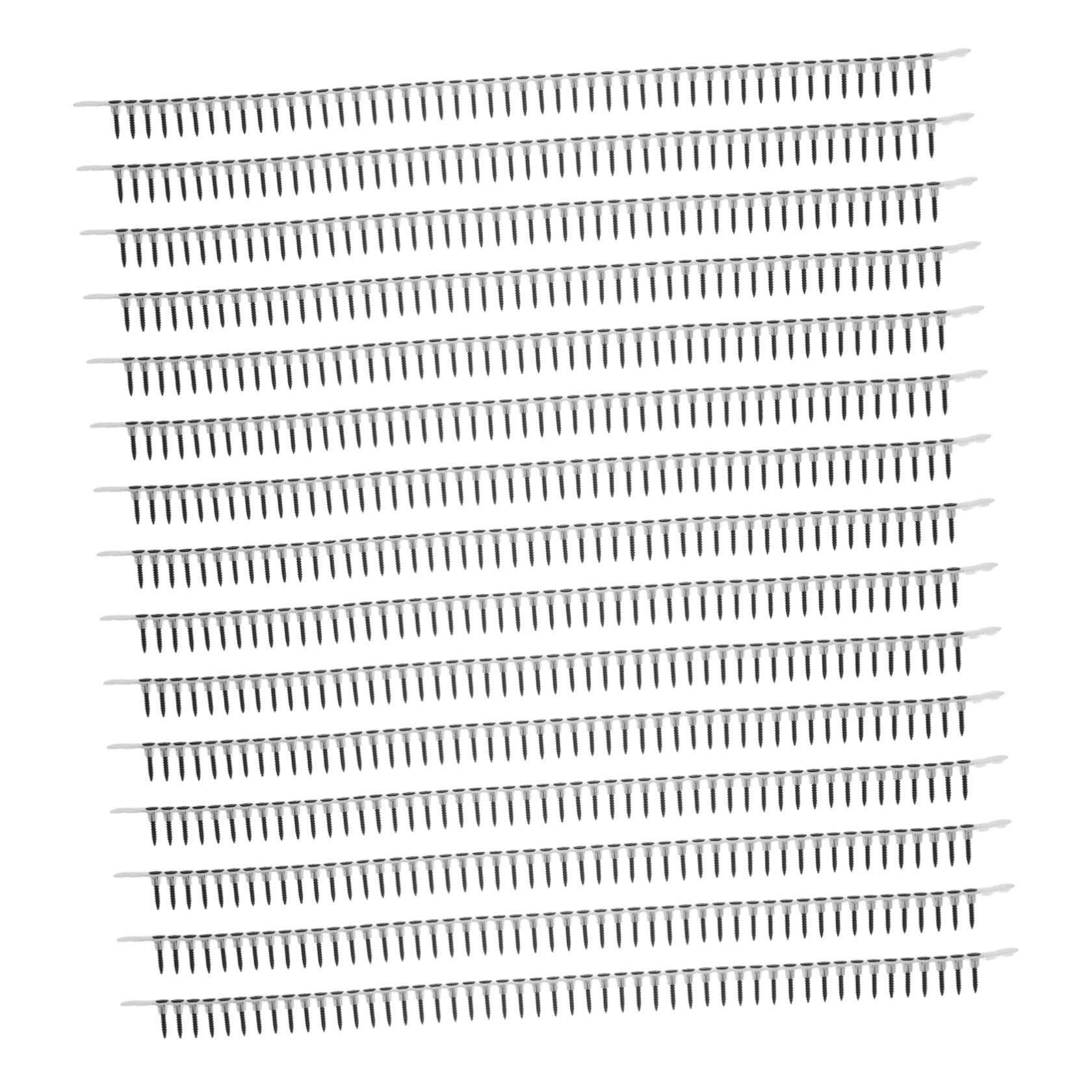 ULTECHNOVO Viti Autofilettanti per Cartongesso M35X25 con Tasselli in Plastica a Catena Kit da 1000 Pezzi per Montaggio Pesante di Specchi Mensole e Quadri su Pareti in Cartongesso