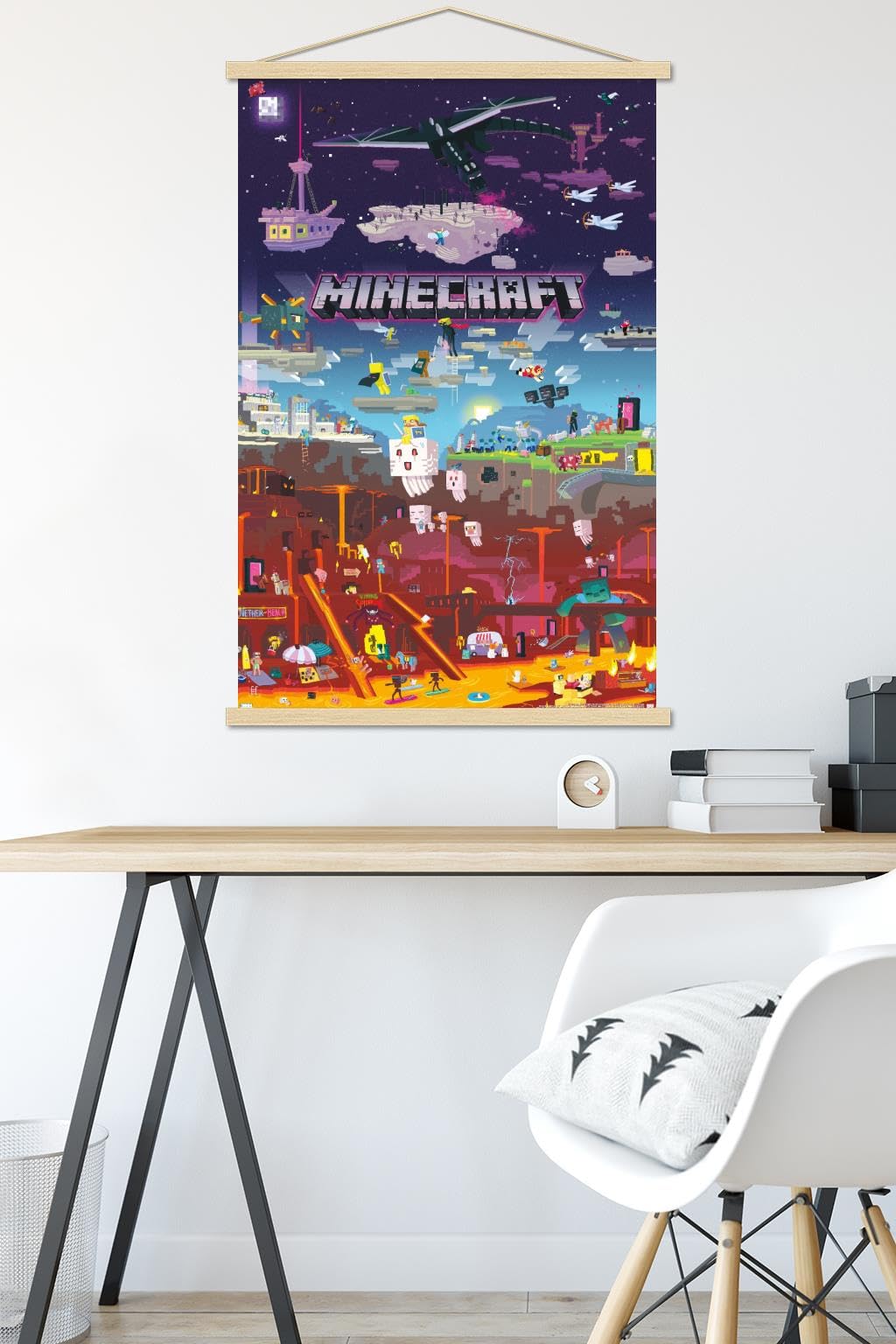 Amazon.com: Trends International Minecraft - World Beyond Wall