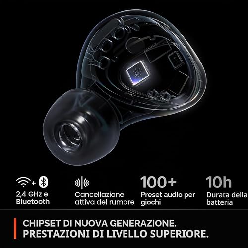 SteelSeries Arctis GameBuds pour Xbox – Écouteurs de jeu sans fil – 2,4 GHz + BT 5.3 – ANC/Transparence – Étanchéité IP55 – Xbox, PC, Switch 2, PS5, mobile – Noir (Reconditionné) - 9