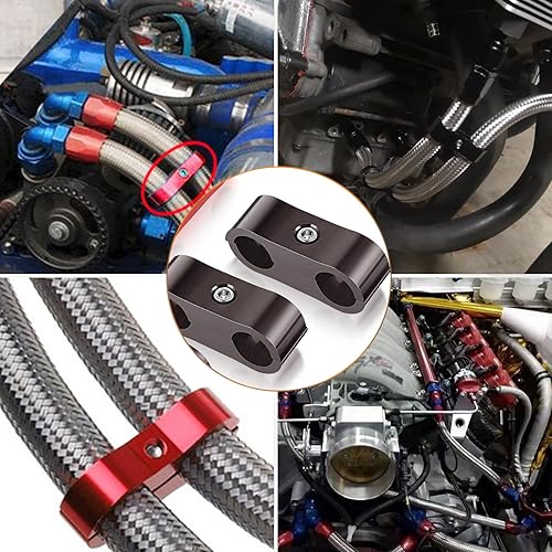 Miniatura 5 de Hawyet 5 abrazaderas separadoras de manguera de automóvil con herramienta de instalación, abrazaderas de montaje de línea de combustible fijas de