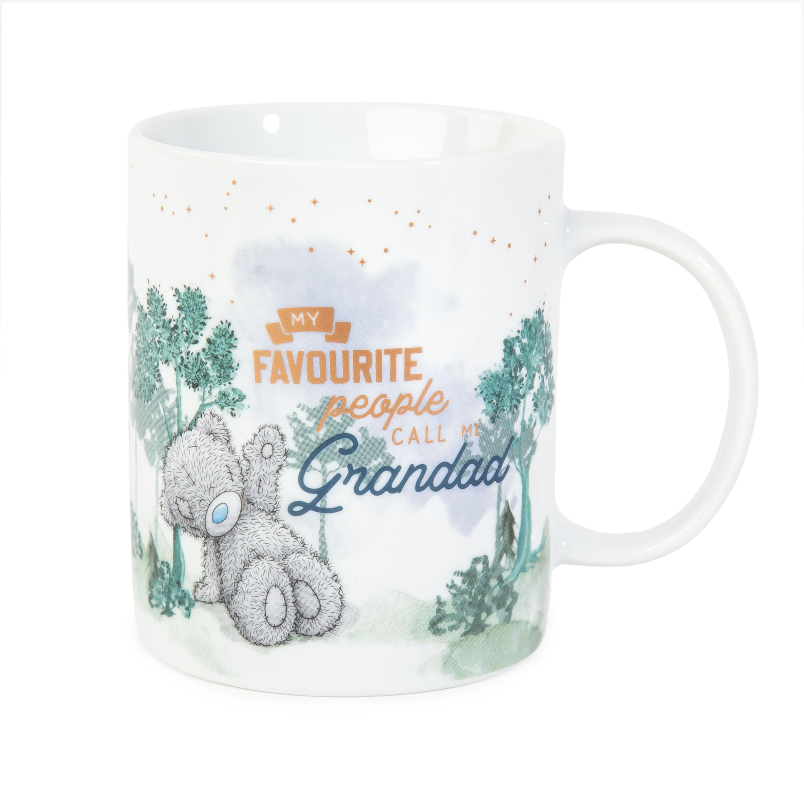 ME TO YOU Tatty Teddy Father's Day 'My Favourite People Call Me Grandad' Mug - Official Collection, FGM01020 blue Tatty Teddy ‎13.3 x 12.2 x 9.2 cm