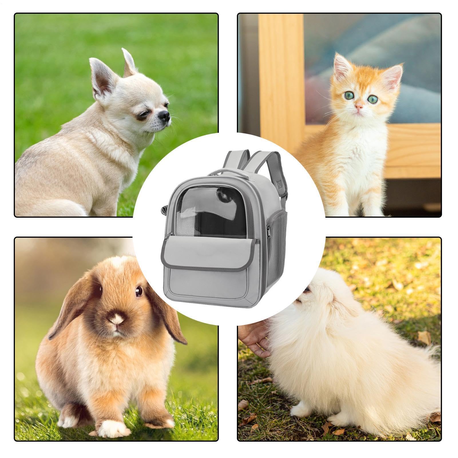 Mochila para Mascotas con Burbujas, Mochila para Gatos Mochila