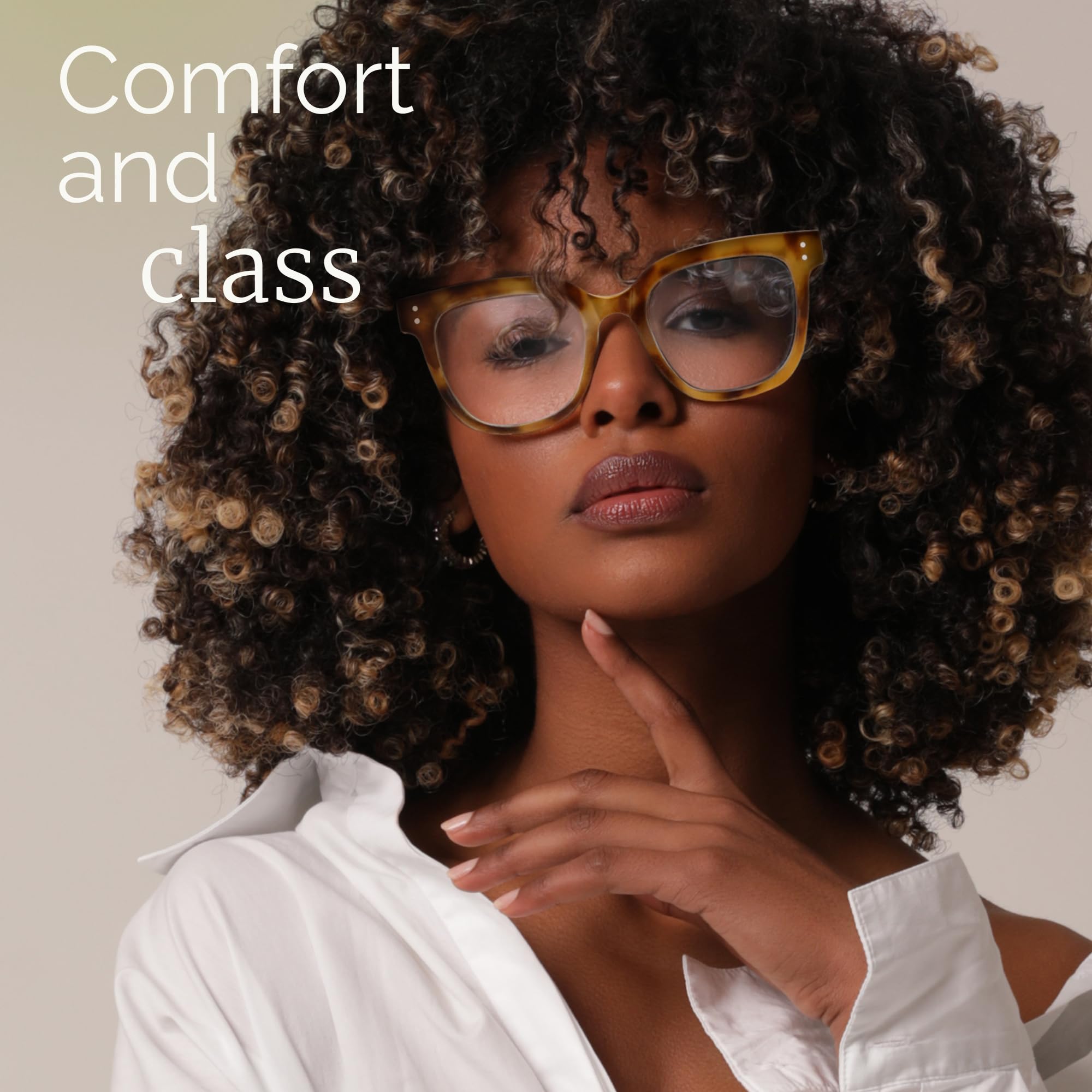 miyya Gafas de luz azul de gran tamaño para mujer, gafas de moda, gafas de pantalla de ordenador, gafas sin receta para mujer