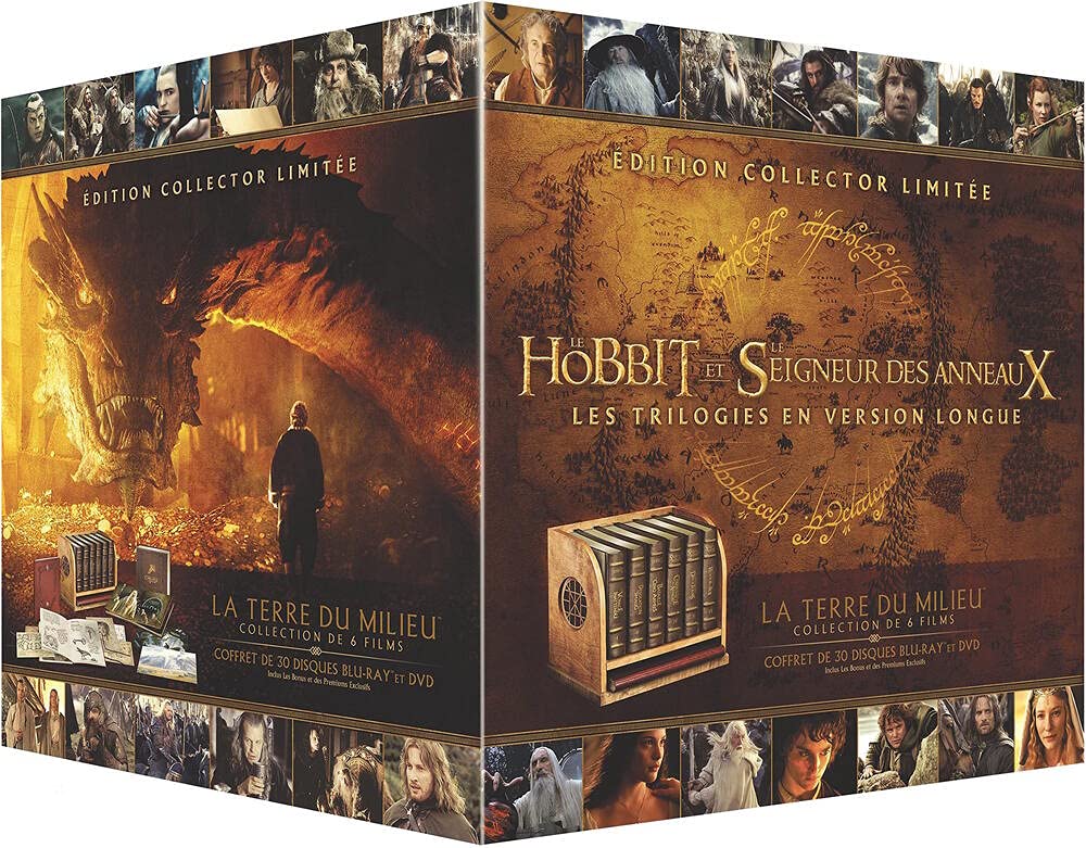 Le Hobbit et Le Seigneur des Anneaux, les trilogies [Francia] [Bluray] Amazon.es Ian McKellen