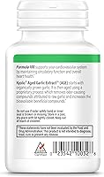 Vista 4 de Cápsulas con extractos de ajo añejado Kyolic, fórmula 100 original cardiovascular, 100-32, Pastillas, 1, 1
