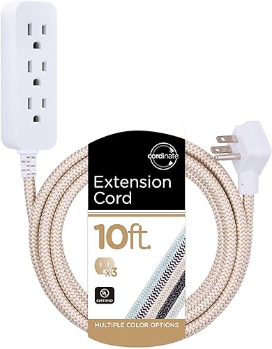 Vista 15 de Cable de extensión para estación de carga de USB Cordinate 41691, de diseño, conector múltiple con protección de sobrecarga eléctrica 2 tomas