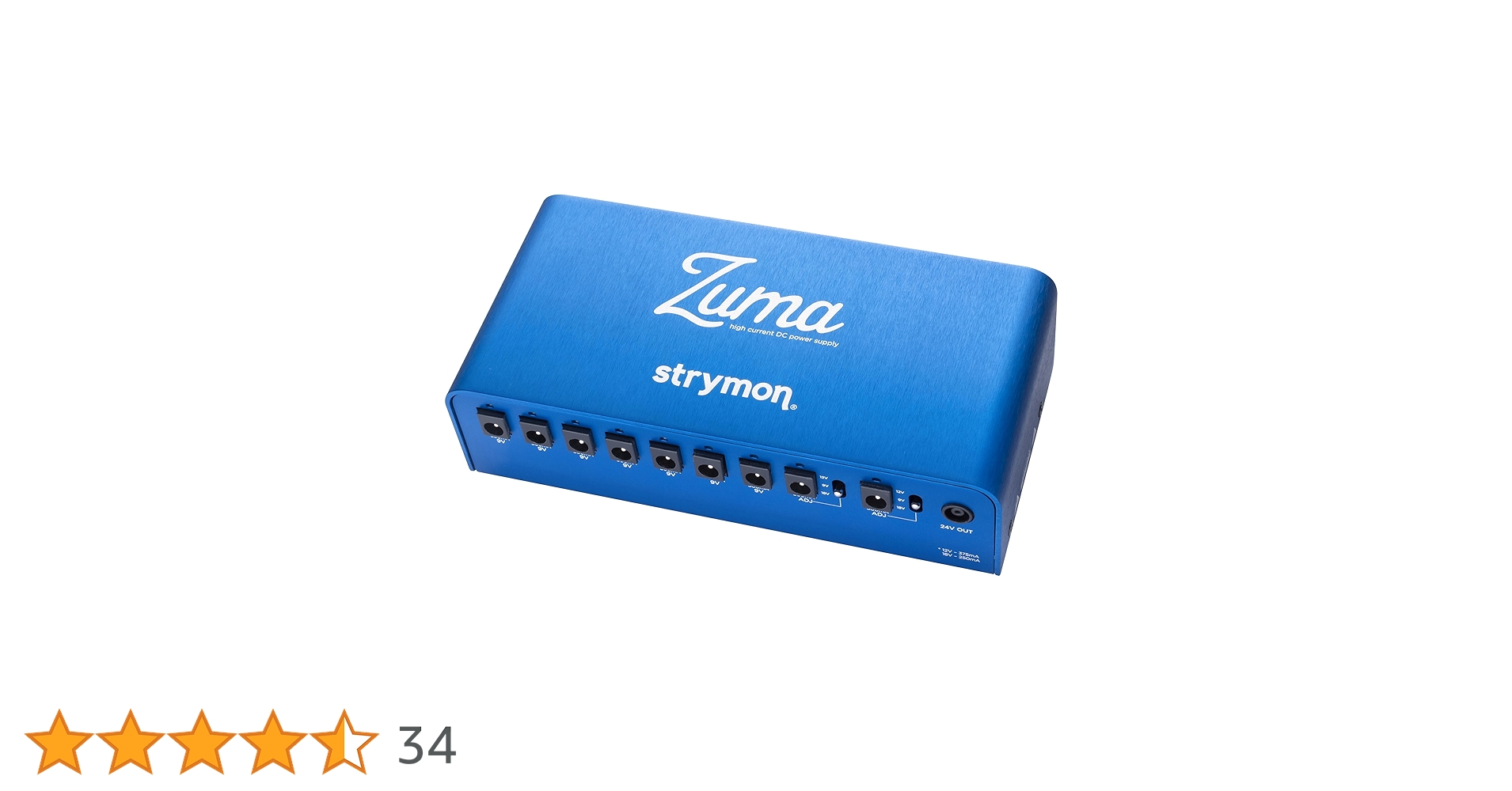 Amazon | Strymon Zuma 拡張可能高電流ギターエフェクト DCペダル電源