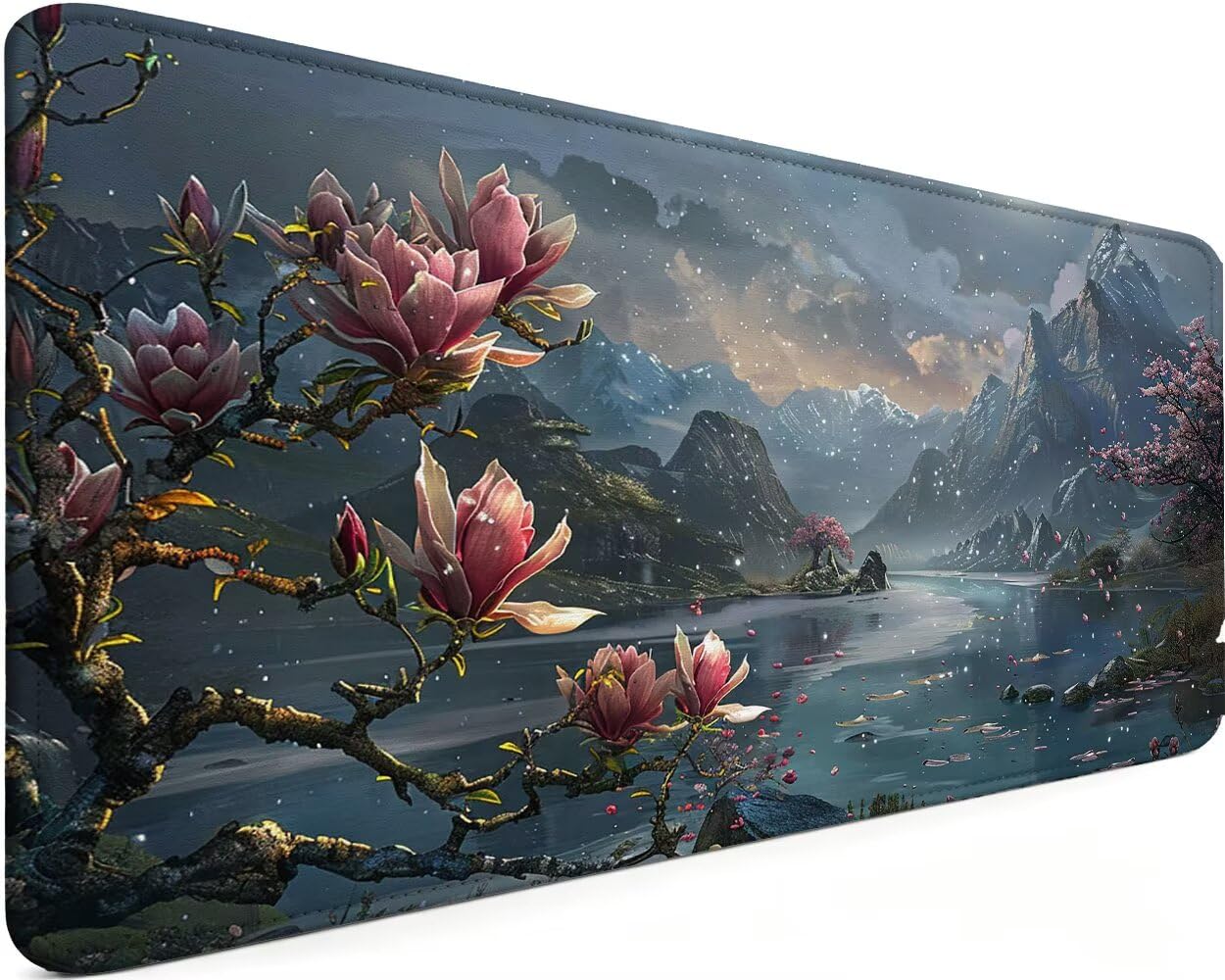 Alfombrilla Ratón XXL 1000x500x3mm Mouse Pad Flor H-3OFNB