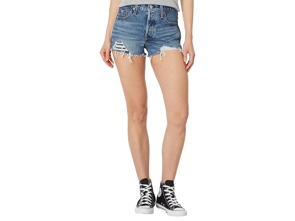 UPC 197667532293 product image for Levi's(r) Womens 501 Original Short Women's Shorts Darn It Now : 26, Cotton/Elas | upcitemdb.com