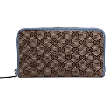 Amazon アウトレット グッチ Gucci 長財布 Ggキャンパス ラウンドファスナー Ky9lg 8611 ベージュ ライトブルー 並行輸入品 Gucci グッチ シューズ バッグ