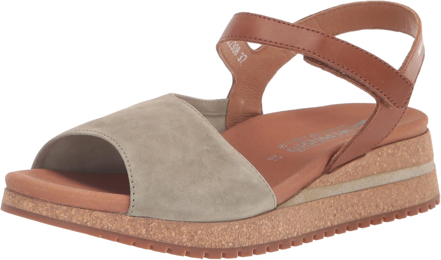 Mephisto Women's Joy Platform, Light Khaki Nubuck, 7