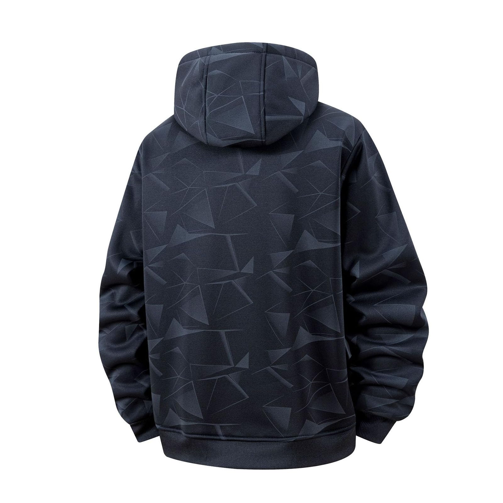 Giacca invernale da uomo in pile Teddy, con cappuccio, per autunno e inverno, con cappuccio, per uomo, per attività all'aria aperta, con cerniera, in peluche