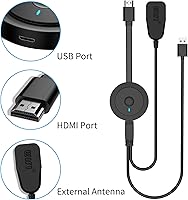 Vista 8 de Adaptador Dongle de Visualización HDMI Inalámbrico 4K 1080P, Transmisión WiFi de Películas, Receptor para i-Phone, i-Pad, iOS, Android, Tablet